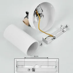 Luminaires Scandinaves-hofstein Plafonnier Trutielle Blanc, 1 lumière