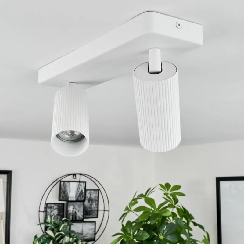 Luminaires Scandinaves-hofstein Plafonnier Trutielle Blanc, 2 lumières