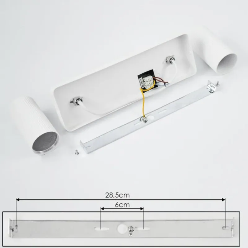 Luminaires Scandinaves-hofstein Plafonnier Trutielle Blanc, 2 lumières