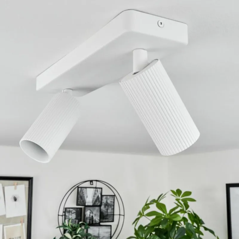 Luminaires Scandinaves-hofstein Plafonnier Trutielle Blanc, 2 lumières