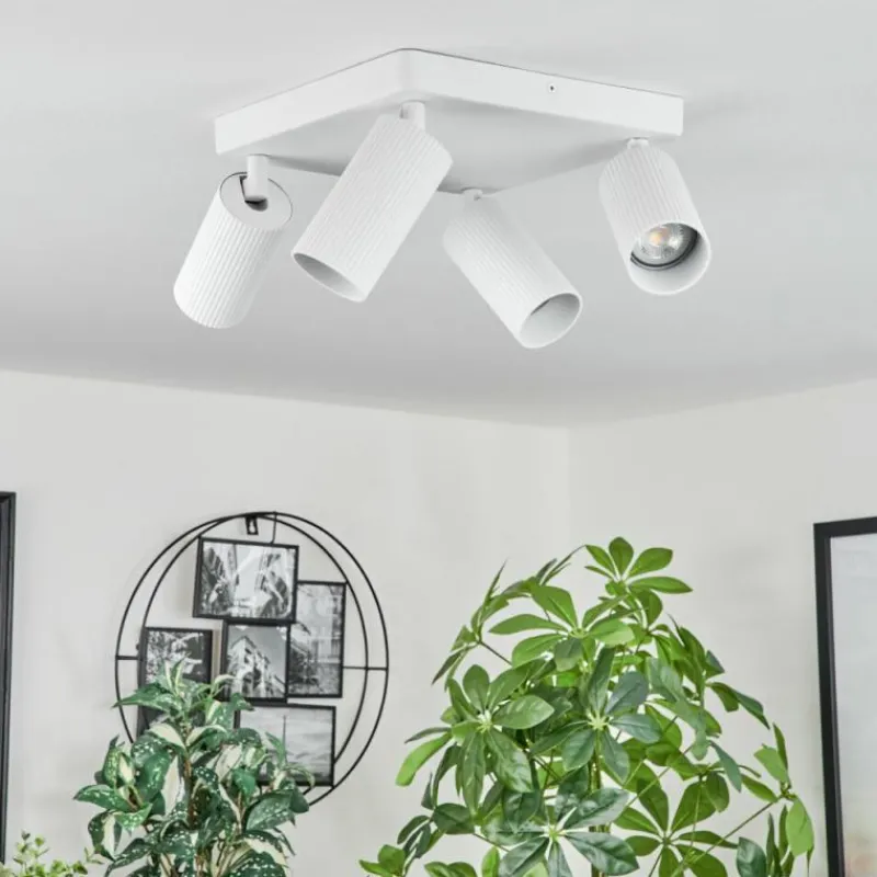 Luminaires Scandinaves-hofstein Plafonnier Trutielle Blanc, 4 lumières