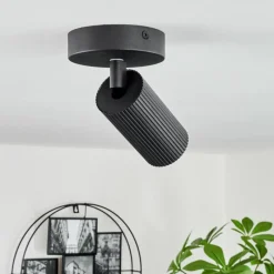 Luminaires Scandinaves-hofstein Plafonnier Trutielle Noir, 1 lumière