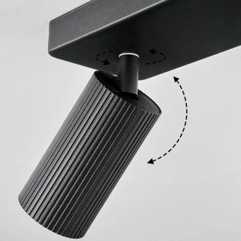 Luminaires Scandinaves-hofstein Plafonnier Trutielle Noir, 2 lumières