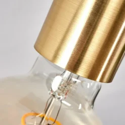 Lampes Dorées-hofstein Plafonnier Tulia Noir, 2 lumières