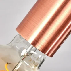 hofstein Plafonnier Tulla Cuivre, Noir, 2 lumières* Spots Et Projecteurs