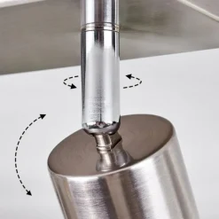 Lampes Vintages & Rétros-hofstein Plafonnier Tulla Nickel mat, 2 lumières