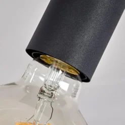 Lampes Vintages & Rétros-hofstein Plafonnier Tulla Noir, 4 lumières