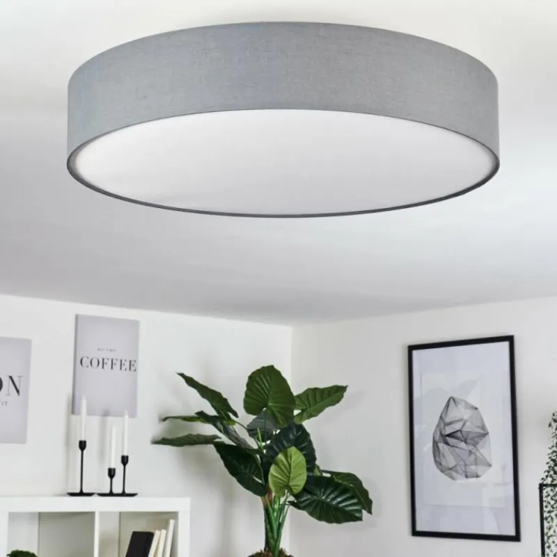 Lampes En Tissu-hofstein Plafonnier Tveid Nickel mat, 5 lumières