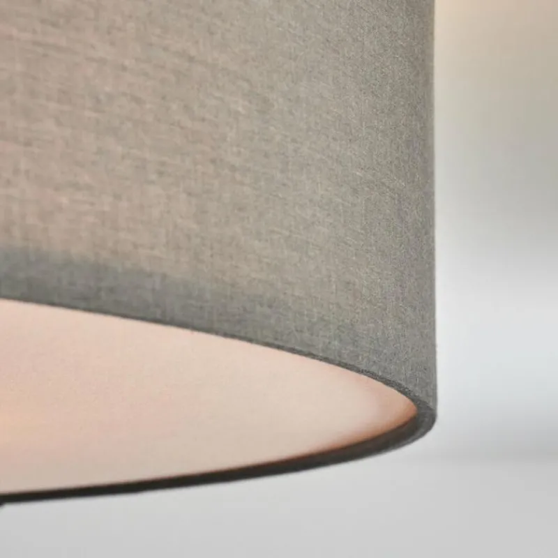 Lampes En Tissu-hofstein Plafonnier Tveid Nickel mat, 5 lumières