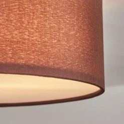 Lampes En Tissu-hofstein Plafonnier Tveid Nickel mat, 2 lumières