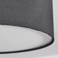 Lampes En Tissu-hofstein Plafonnier Tveid Nickel mat, 2 lumières