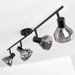 hofstein Plafonnier Tyksov Noir, 4 lumières