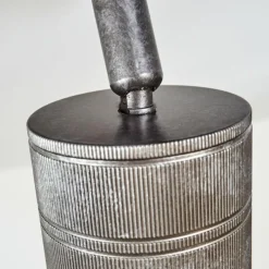 hofstein Plafonnier Tyldom Gris, Argenté, 2 lumières