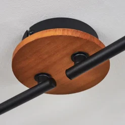 Lampes Vintages & Rétros-hofstein Plafonnier Uatuasa Écru, Noir, 4 lumières