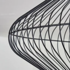 Style Boho-Chic-hofstein Plafonnier Unafo Noir, 1 lumière