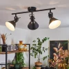Lampes Industrielles-hofstein Plafonnier Upiano Noir, 3 lumières