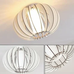 hofstein Plafonnier Valkom Blanc, 1 lumière