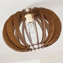 hofstein Plafonnier Valkom Brun, 1 lumière