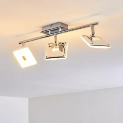 hofstein Plafonnier Vallorbe LED Chrome, 3 lumières* Spots Et Projecteurs