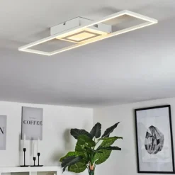 hofstein Plafonnier Vaseux LED Blanc, 1 lumière* Éclairage Led