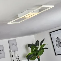 hofstein Plafonnier Vaseux LED Blanc, 1 lumière* Éclairage Led
