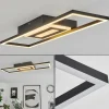 hofstein Plafonnier Vaseux LED Noir, Blanc, 1 lumière