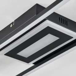 hofstein Plafonnier Vaseux LED Noir, Blanc, 1 lumière