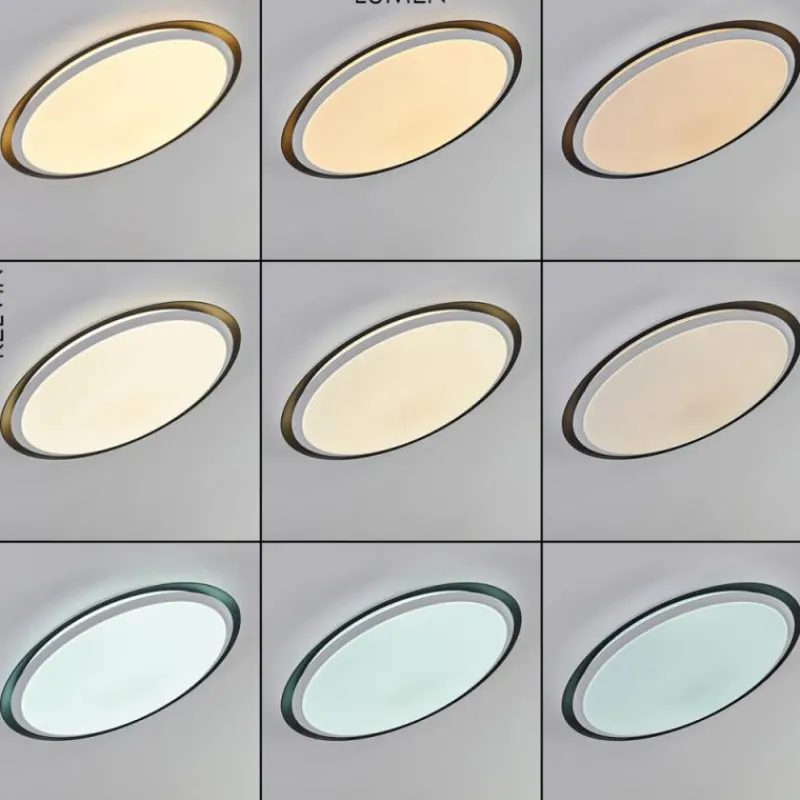 hofstein Plafonnier Vejle LED Blanc, 2 lumières, Changeur de couleurs