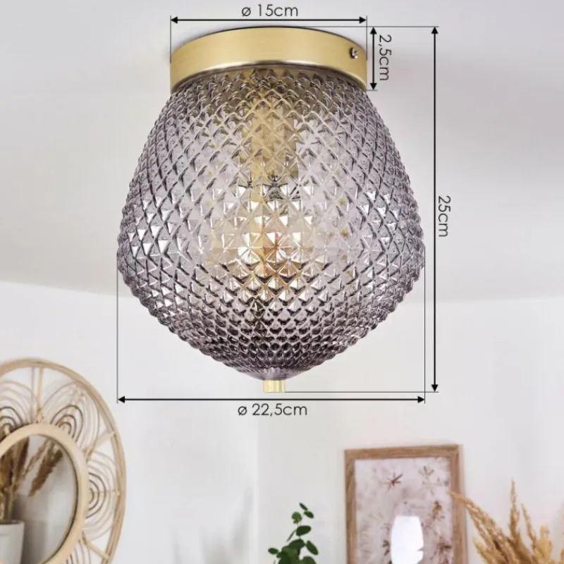 Luminaires Orientaux-hofstein Plafonnier Vera Laiton, 1 lumière