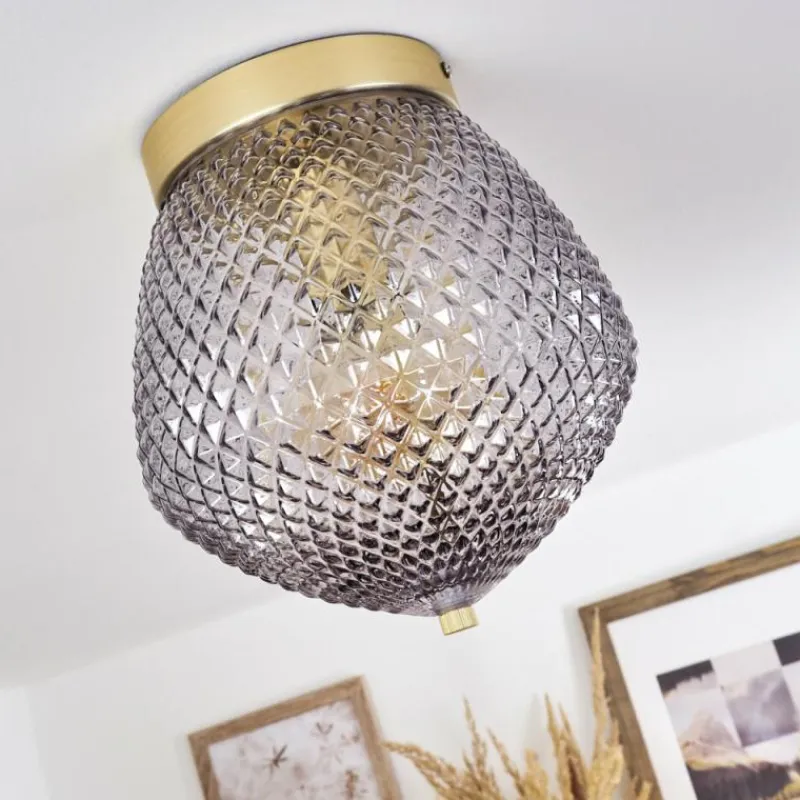 Luminaires Orientaux-hofstein Plafonnier Vera Laiton, 1 lumière