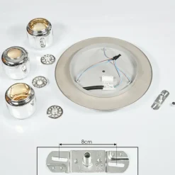 hofstein Plafonnier Verasara Chrome, 3 lumières