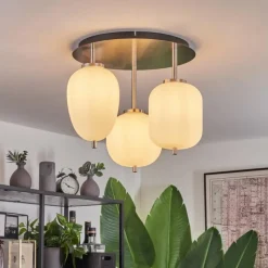 hofstein Plafonnier Verbania Noir, 3 lumières