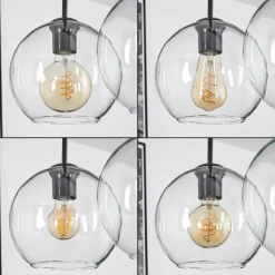 hofstein Plafonnier Verre 20 cm Koyoto Clair, 5 lumières