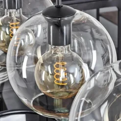 hofstein Plafonnier Verre 20 cm Koyoto Clair, 4 lumières