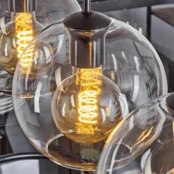 hofstein Plafonnier Verre 20 cm Koyoto Clair, 4 lumières