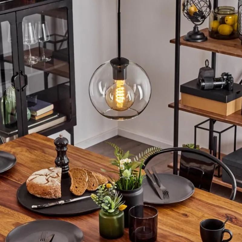 hofstein Plafonnier Verre 20 cm Koyoto Clair, 1 lumière