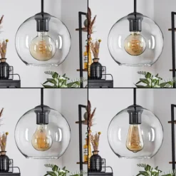 hofstein Plafonnier Verre 20 cm Koyoto Clair, 1 lumière