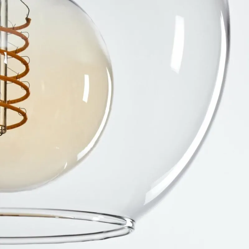 hofstein Plafonnier Verre 20 cm Koyoto Clair, 1 lumière