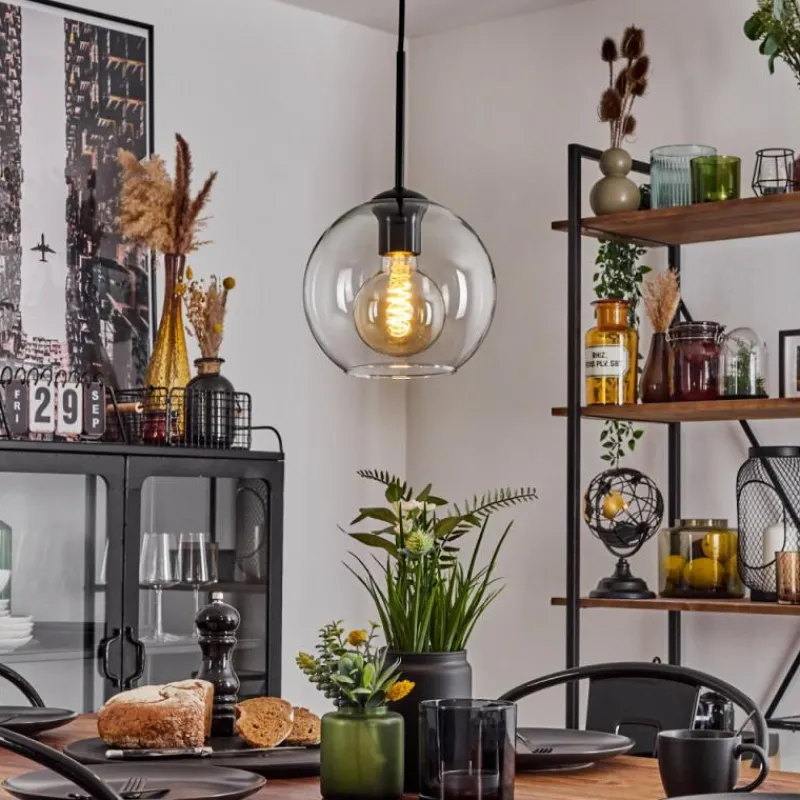 hofstein Plafonnier Verre 20 cm Koyoto Clair, 1 lumière