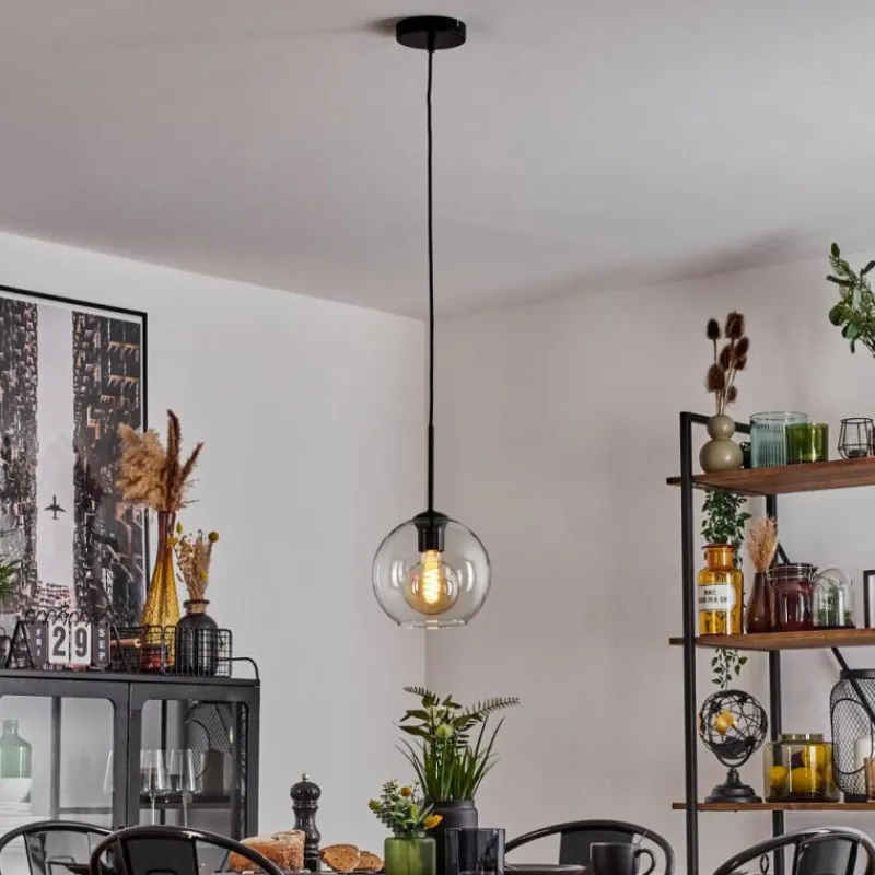 hofstein Plafonnier Verre 20 cm Koyoto Clair, 1 lumière