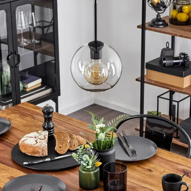 hofstein Plafonnier Verre 20 cm Koyoto Clair, 1 lumière