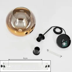 hofstein Plafonnier Verre 20 cm Koyoto Or, Clair, 1 lumière