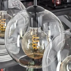 hofstein Plafonnier Verre 20 cm Koyoto Clair, 3 lumières