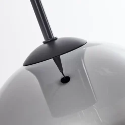 Suspension Verre Fumé-hofstein Plafonnier Verre 20 cm Koyoto Clair, Fumé, 1 lumière