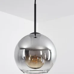 Suspension Verre Fumé-hofstein Plafonnier Verre 20 cm Koyoto Clair, Fumé, 1 lumière