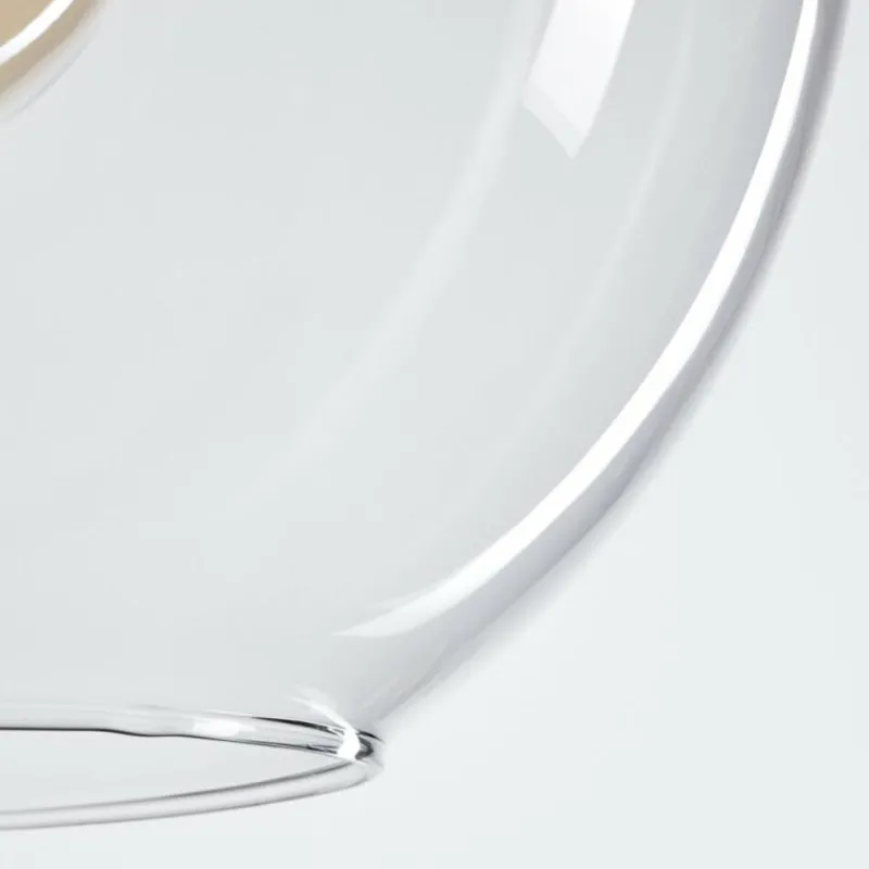 hofstein Plafonnier Verre 30 cm Koyoto Clair, 1 lumière