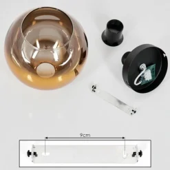 hofstein Plafonnier Verre 20 cm Koyoto Or, Clair, 1 lumière