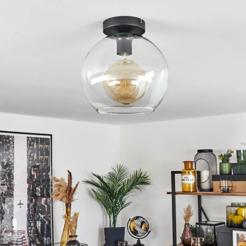 hofstein Plafonnier Verre 25 cm Koyoto Clair, 1 lumière