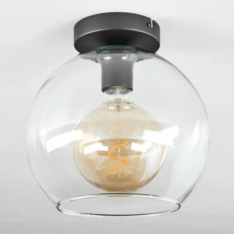 hofstein Plafonnier Verre 25 cm Koyoto Clair, 1 lumière