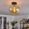hofstein Plafonnier Verre 25 cm Koyoto Ambre, 1 lumière